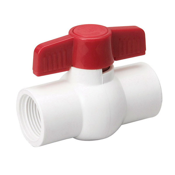 B & K BAL VALVE PVC THRED 1/2"" 107-133